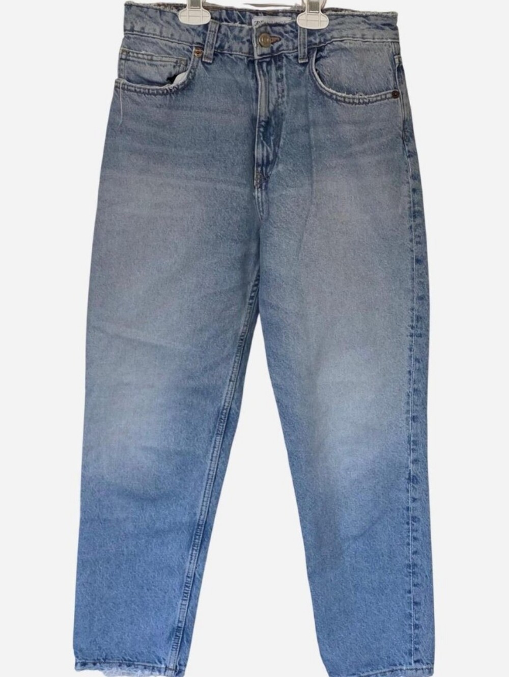 Zara Mom Straight Leg Jeans